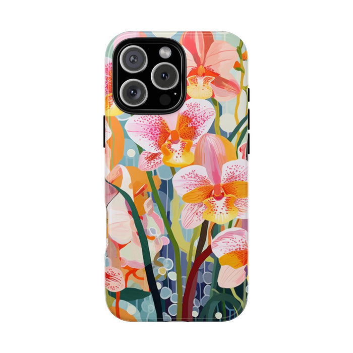 Kleurrijke Orchideeën Illustratie