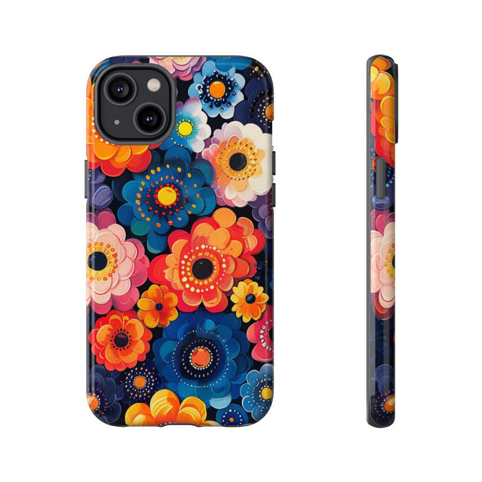 Levendig Abstract Bloemenpatroon