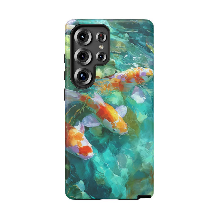 Koi Karpers en Waterlelies
