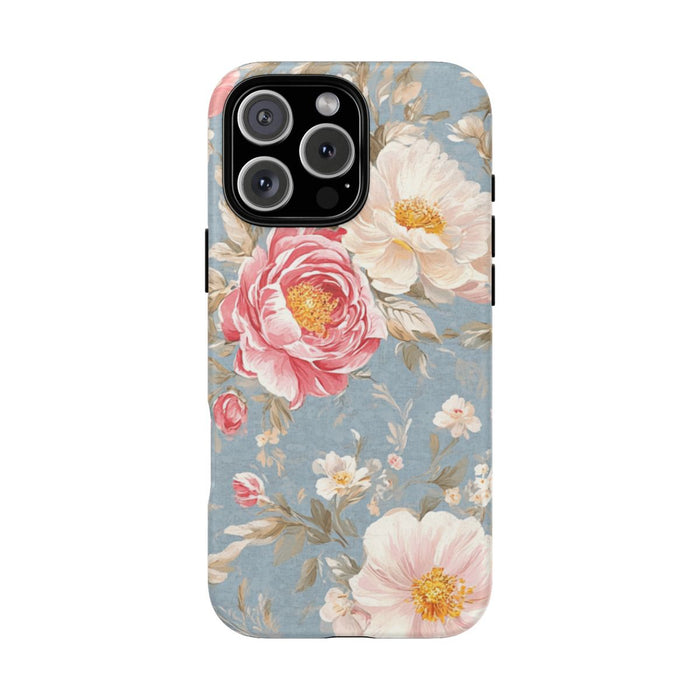Romantisch Roze-Wit Bloemenpatroon