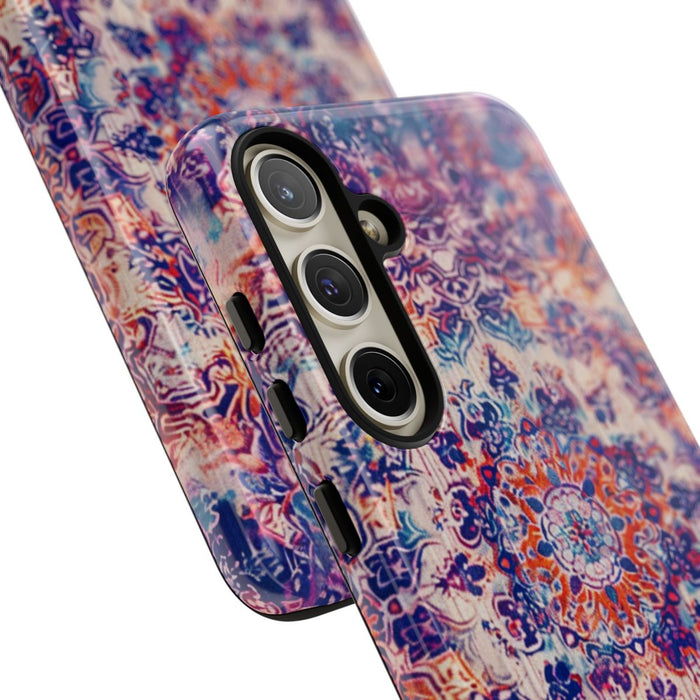 Gedetailleerd Psychedelisch Oosters Tapijtpatroon