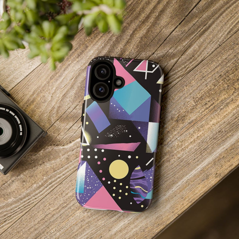 Geometrisch Vaporwave Abstract Patroon