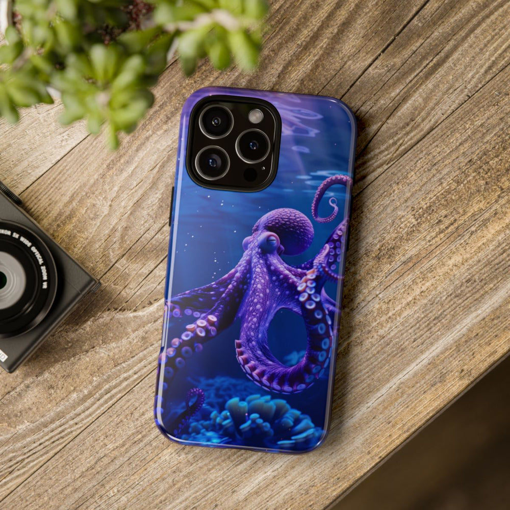 Paarse Octopus Onderwaterlandschap