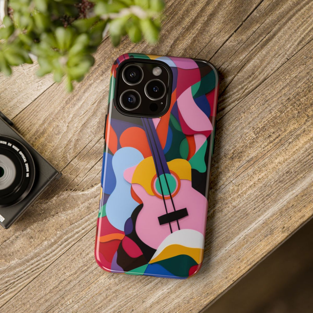 Kleurrijke Abstracte Gitaar