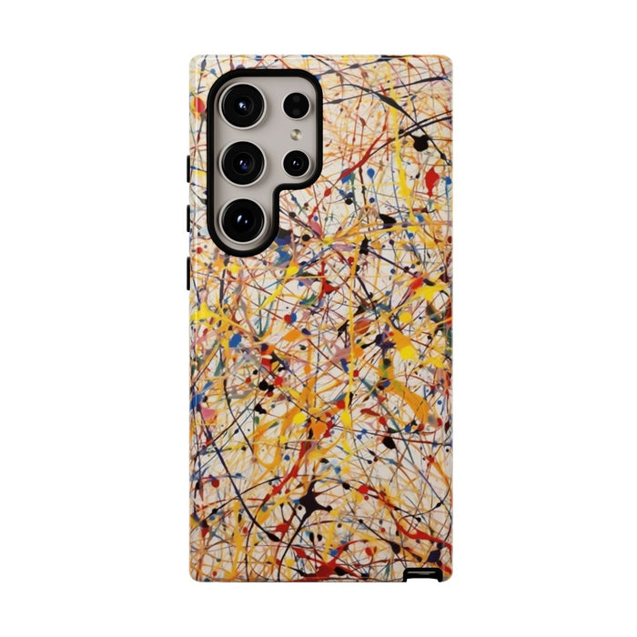 Kleurrijke Chaotische Lijnen Abstracte Kunst