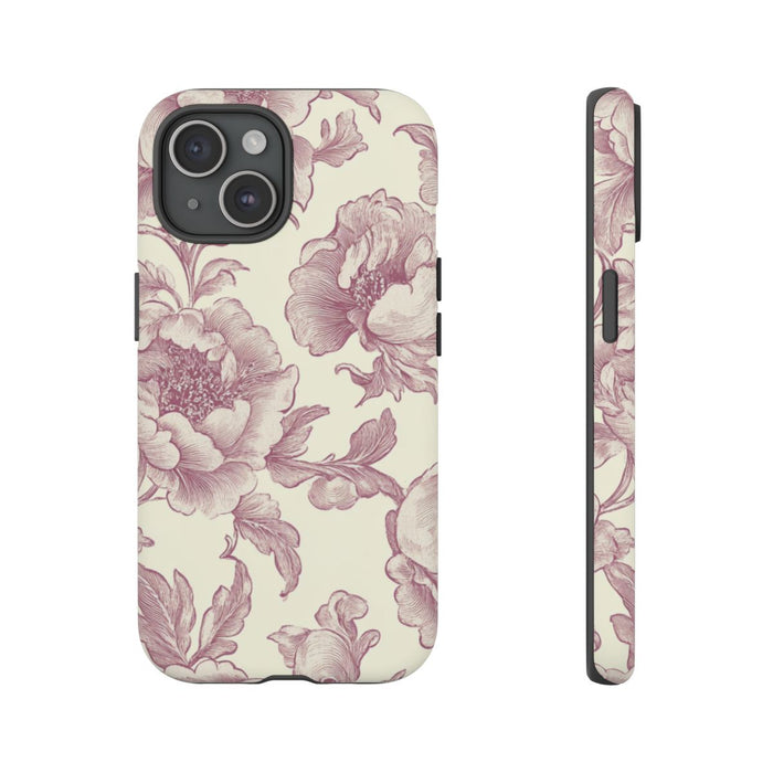 Elegante Victoriaanse Bloemenprint