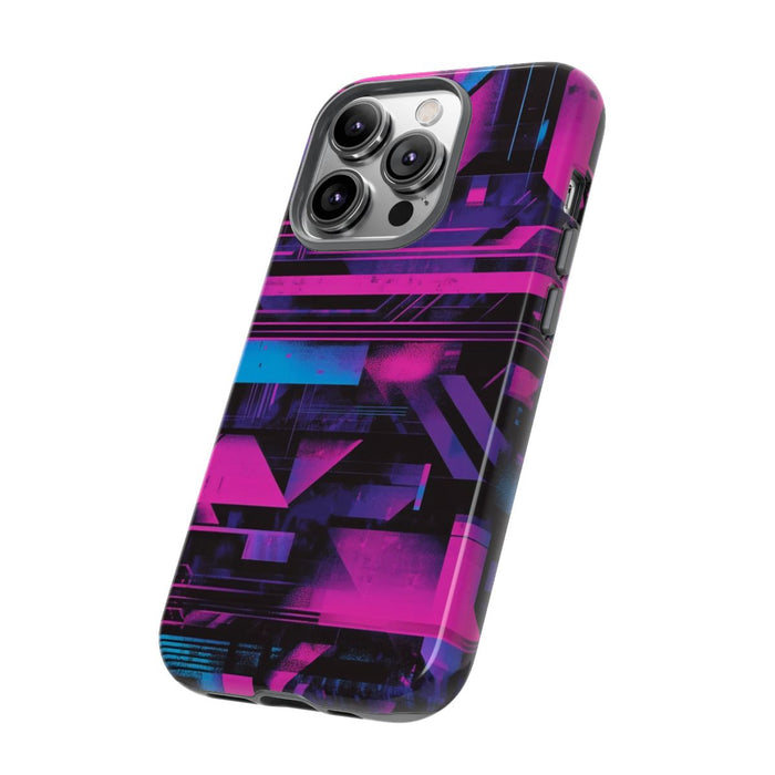 Neon Geometrisch Abstract Patroon