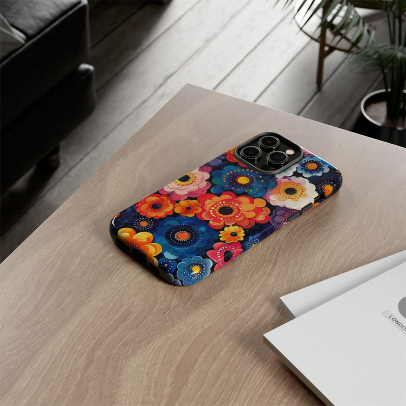 Levendig Abstract Bloemenpatroon