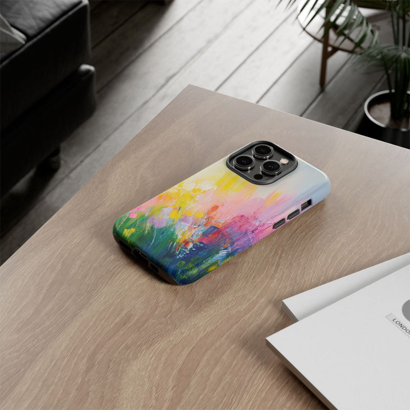 Abstracte Kleurrijke Verfstreken