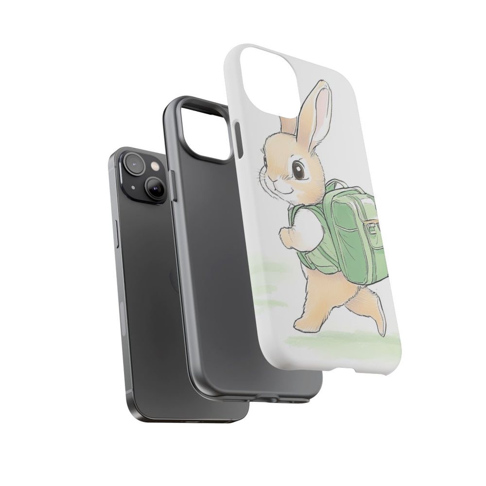 Lief Konijntje met Groene Rugzak