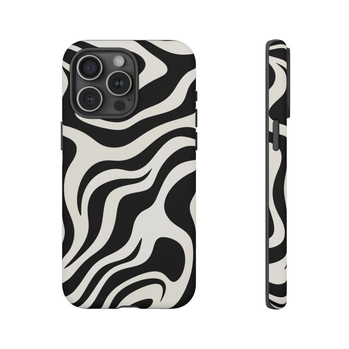 Zwart-Wit Abstract Zebra-Patroon