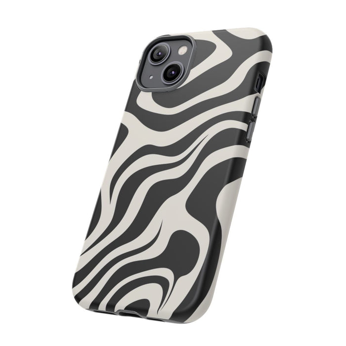 Zwart-Wit Abstract Zebra-Patroon