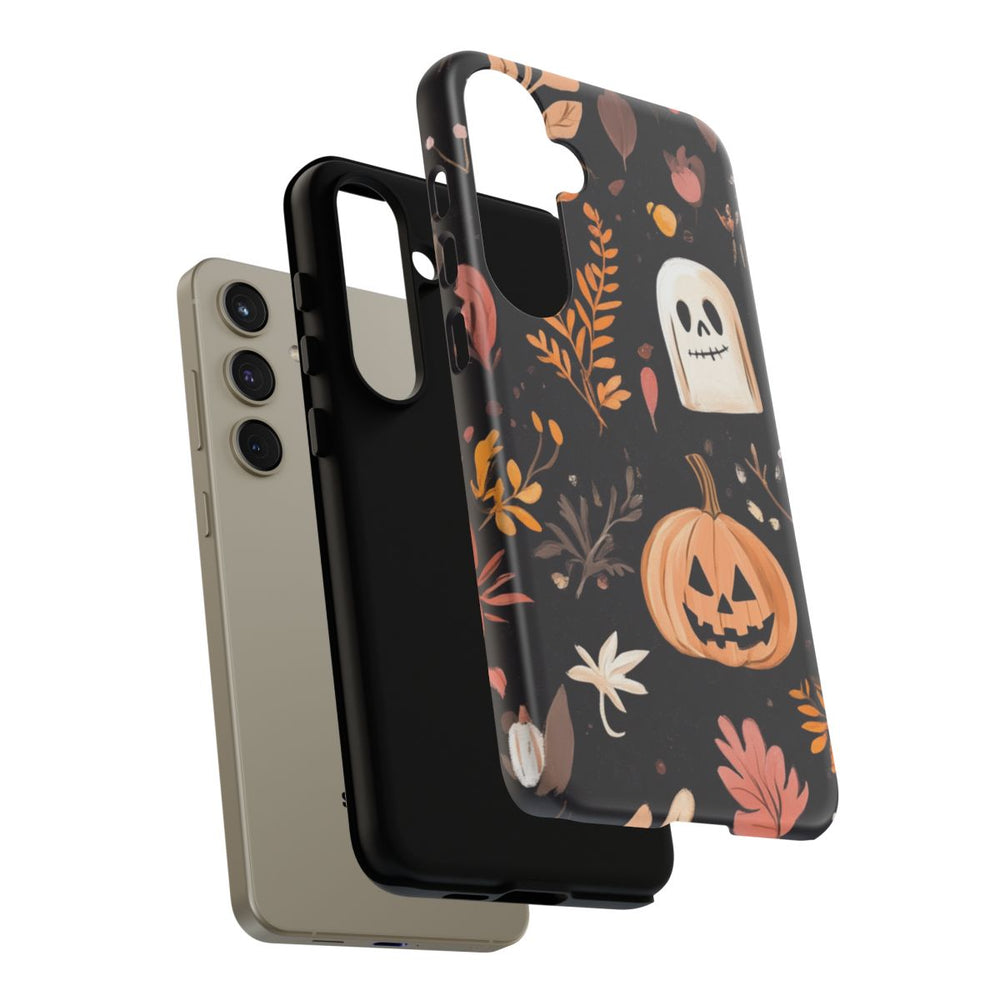 Halloween Pompoen- en Spookmotief