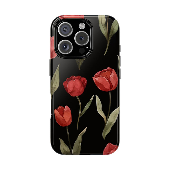 Rode Tulp Bloemenpatroon