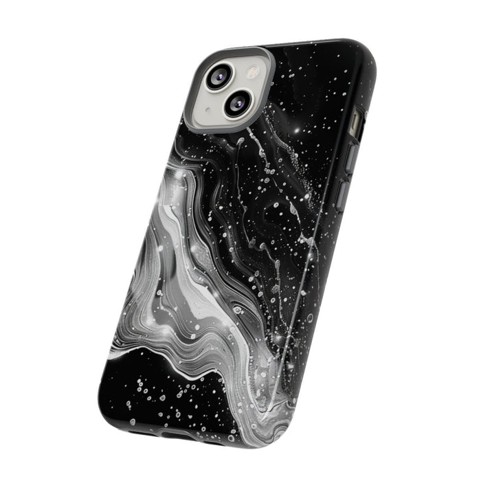 Zwart-Wit Abstracte Galaxie