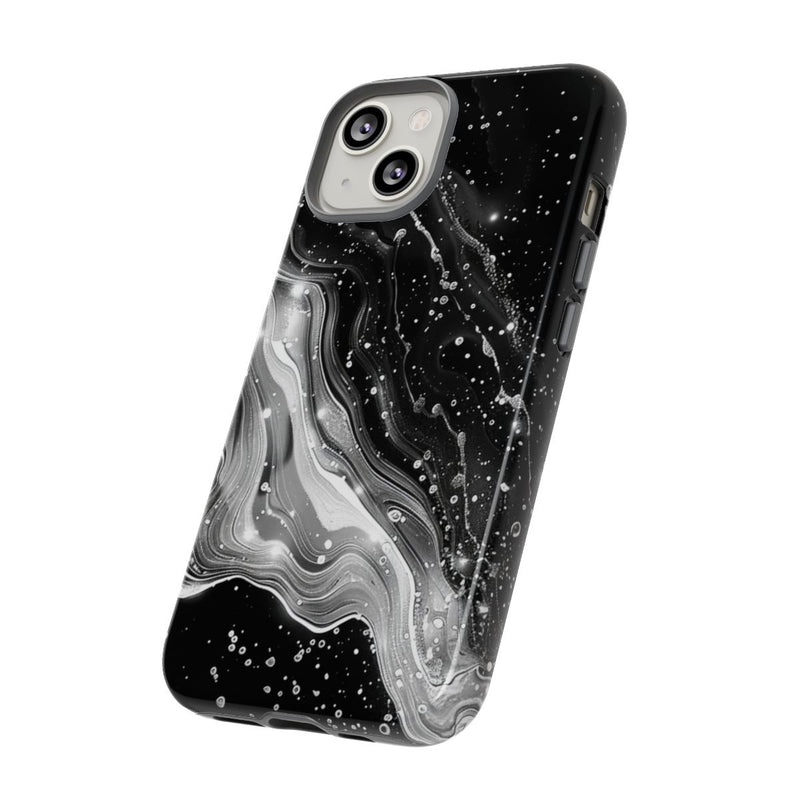 Zwart-Wit Abstracte Galaxie