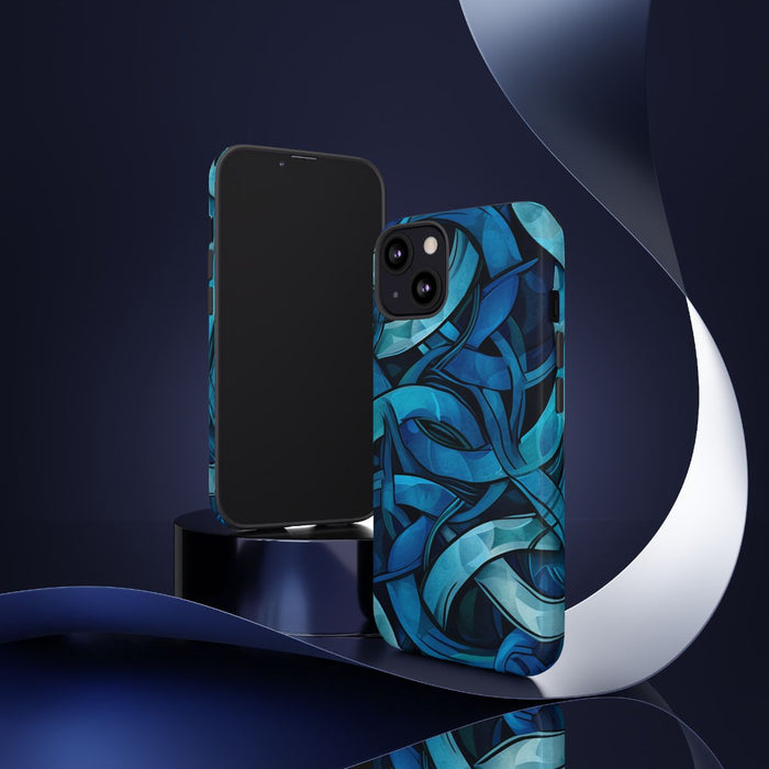 Blauw Keltisch Knoopmotief
