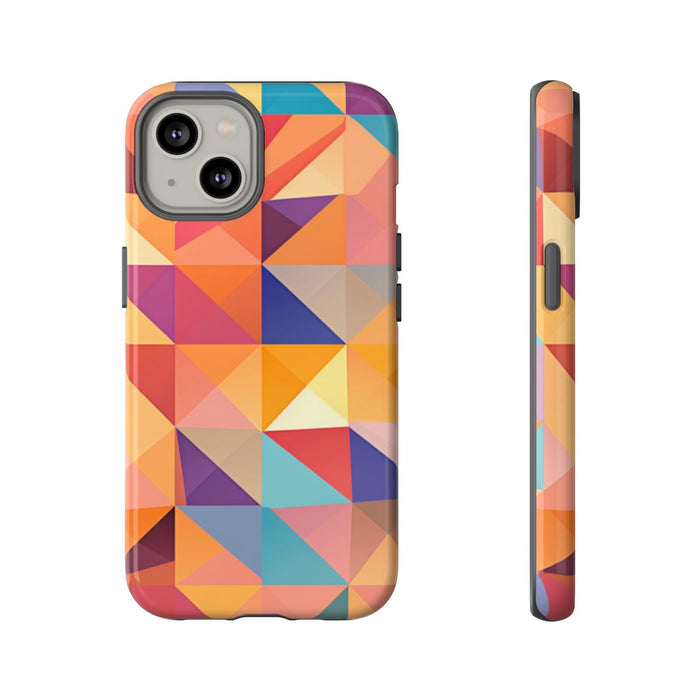 Kleurrijk Geometrisch Hoekpatroon