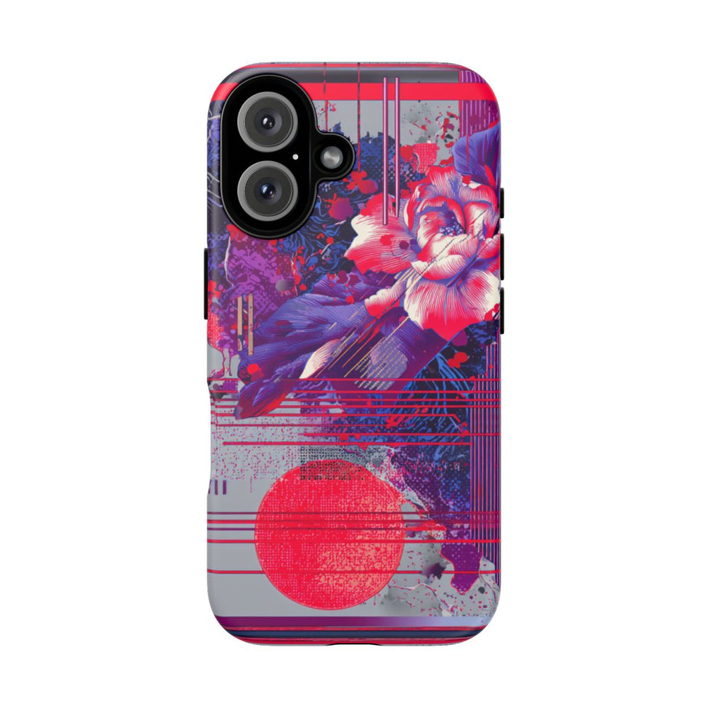 Abstracte Bloemmotieven met Neonaccenten