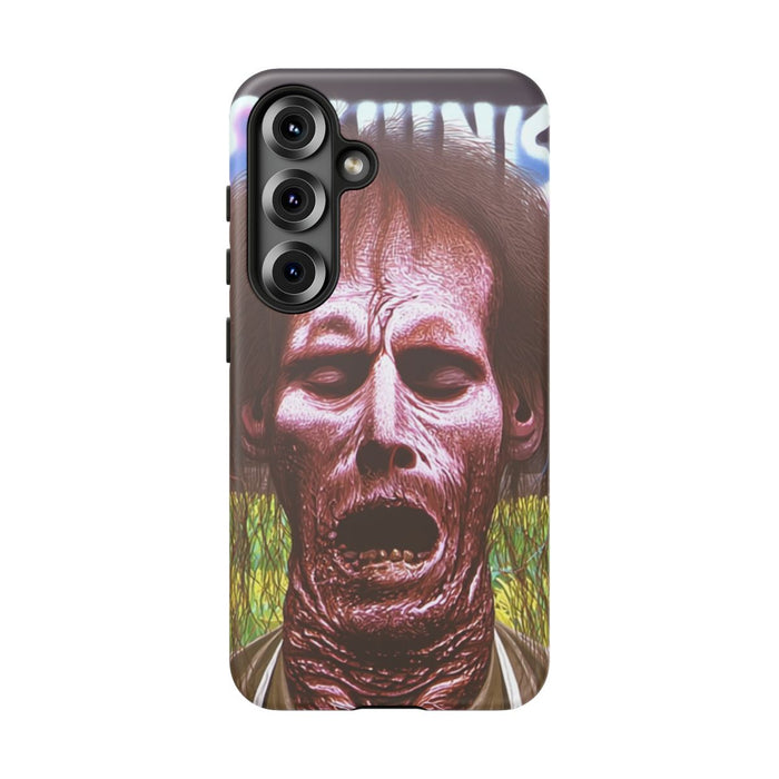 Surrealistisch Zombiegezicht met Vurige Lucht