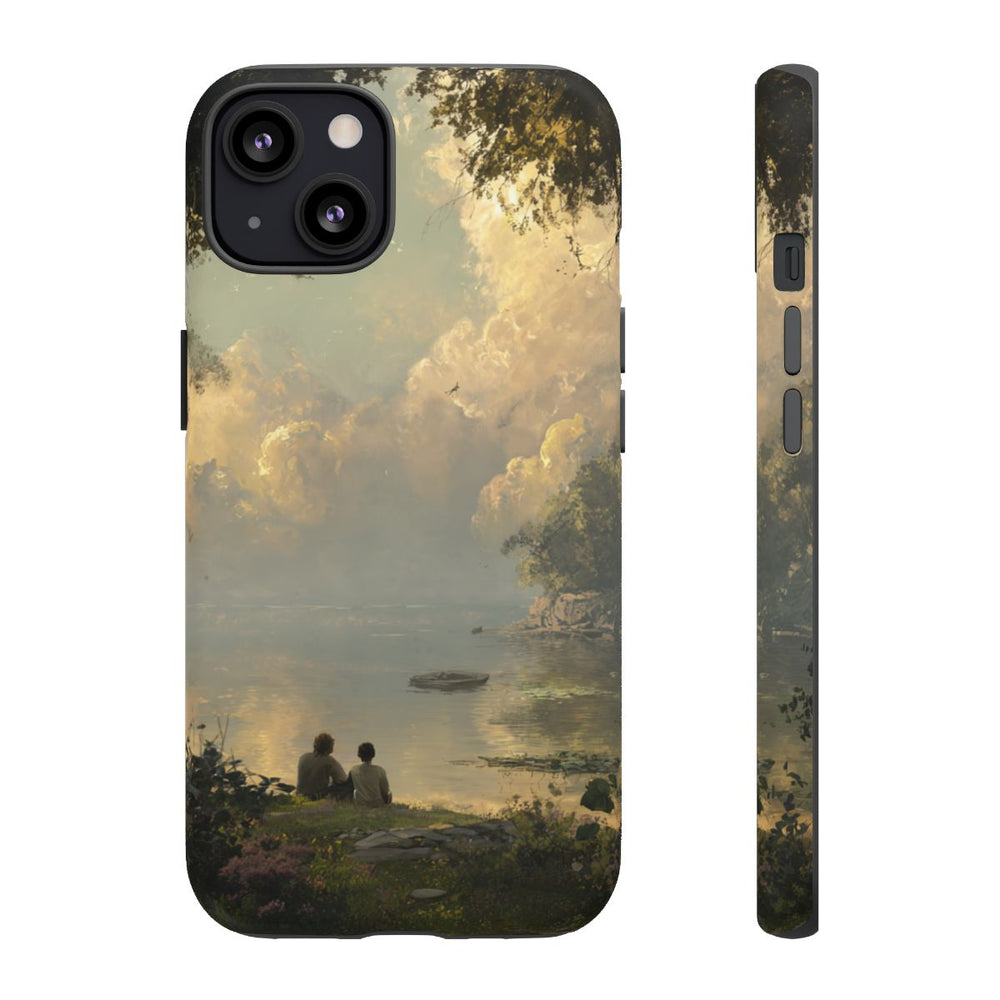 Vredig Meerlandschap met Vriendschap