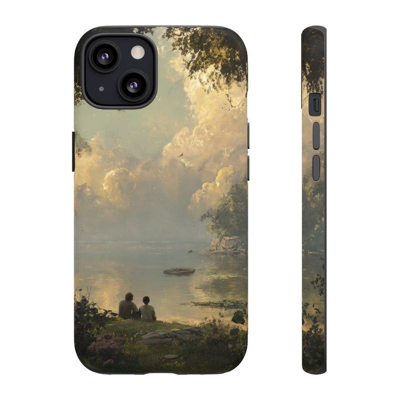 Vredig Meerlandschap met Vriendschap