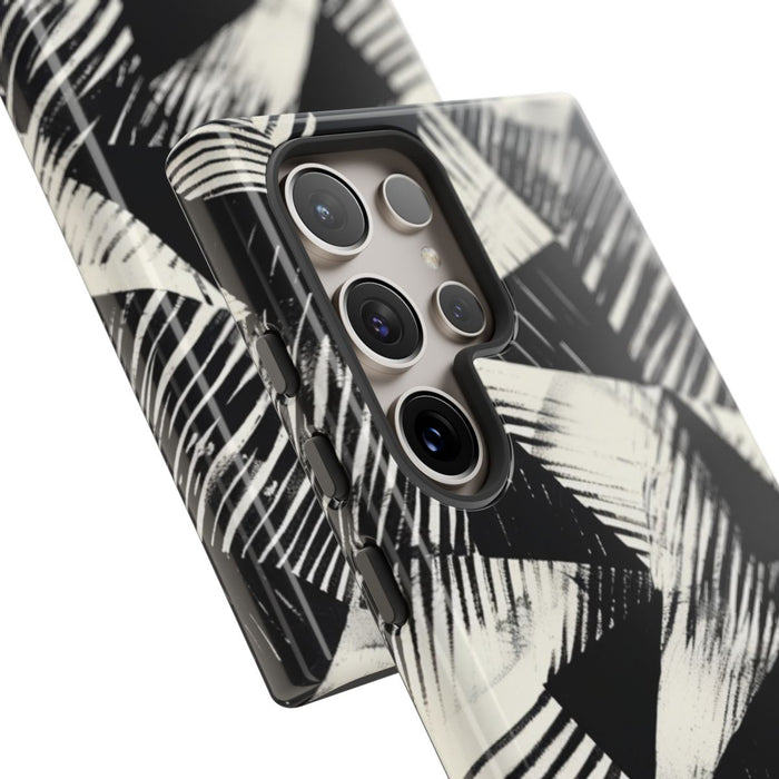 Zwart-Wit Geometrisch Patroon