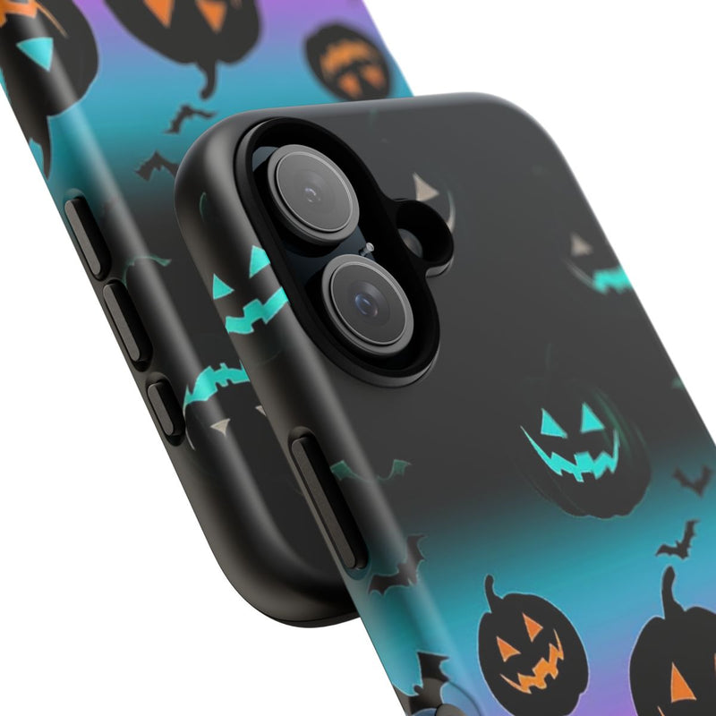 Gloeiende Halloween Pompoenen en Vleermuizen