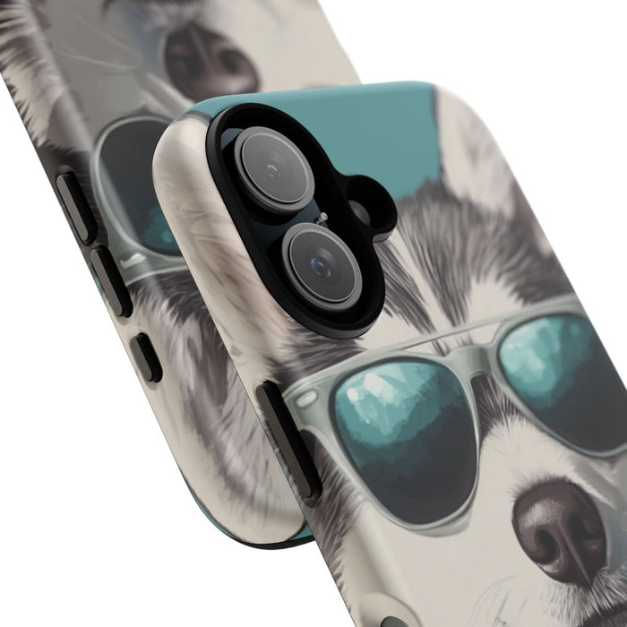 Stoere Husky met Zonnebril