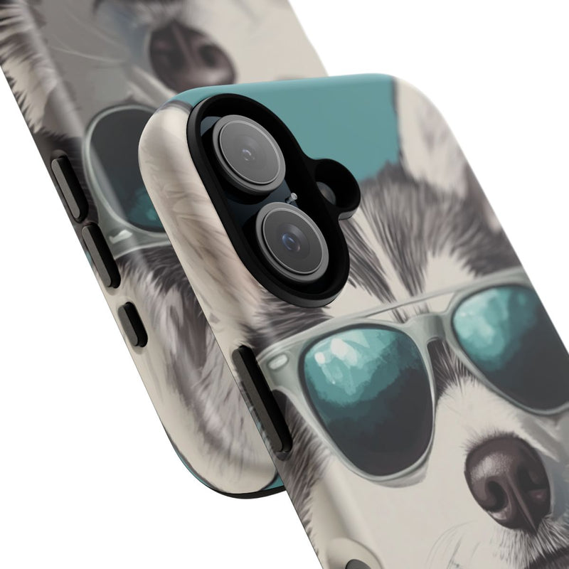 Stoere Husky met Zonnebril