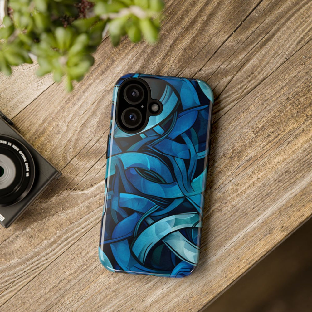 Blauw Keltisch Knoopmotief