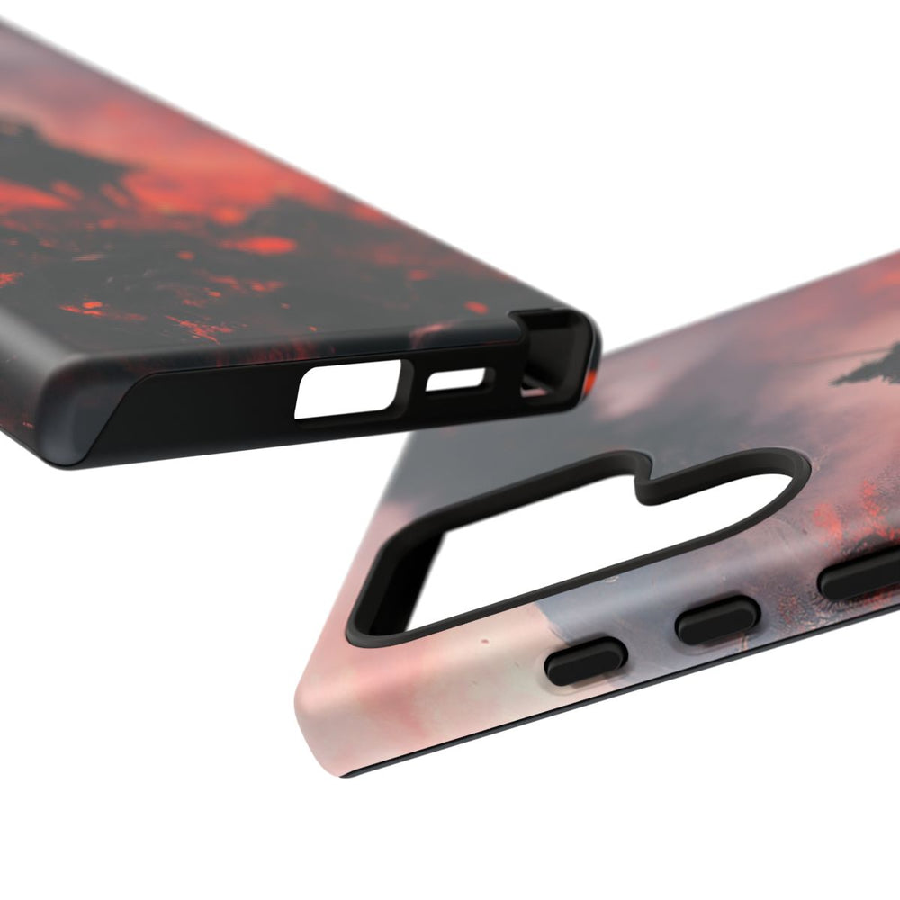 Vurige Slagveldscène met Samurai