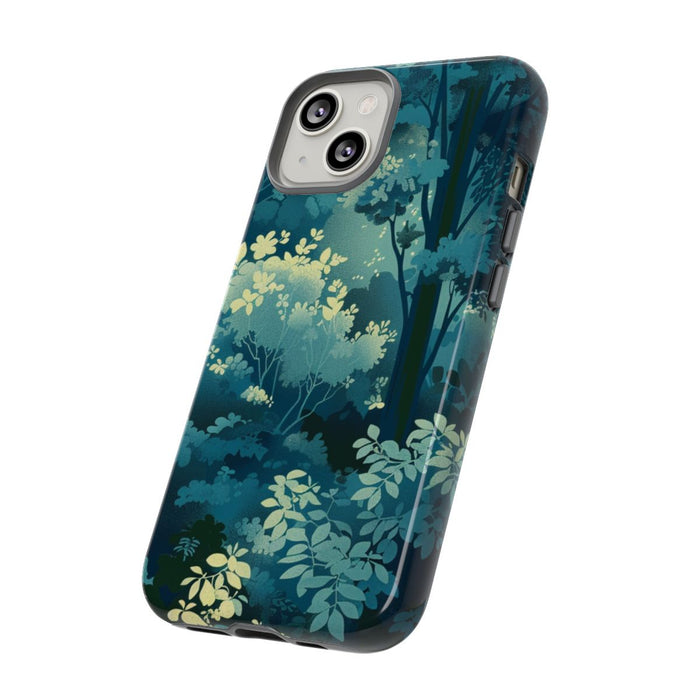 Gloeiende Bosbladeren in Laagjes