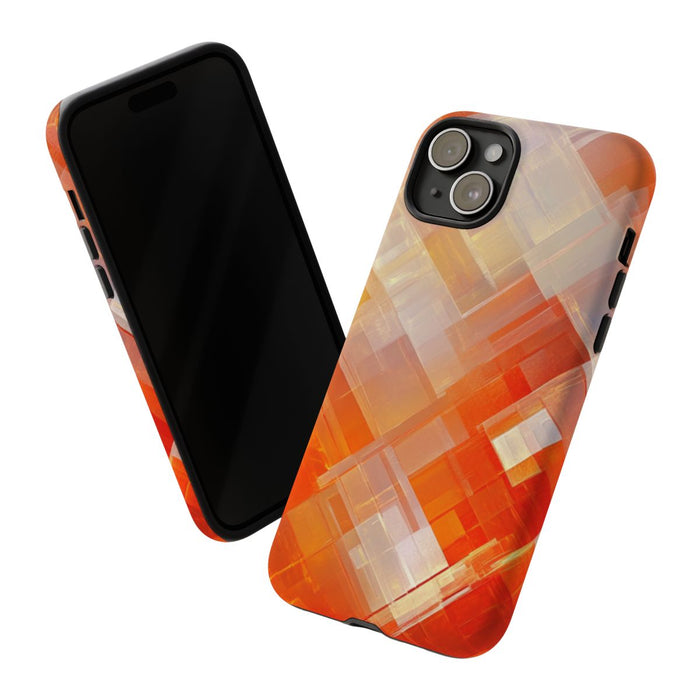 Abstract Geometrisch Oranje Patroon