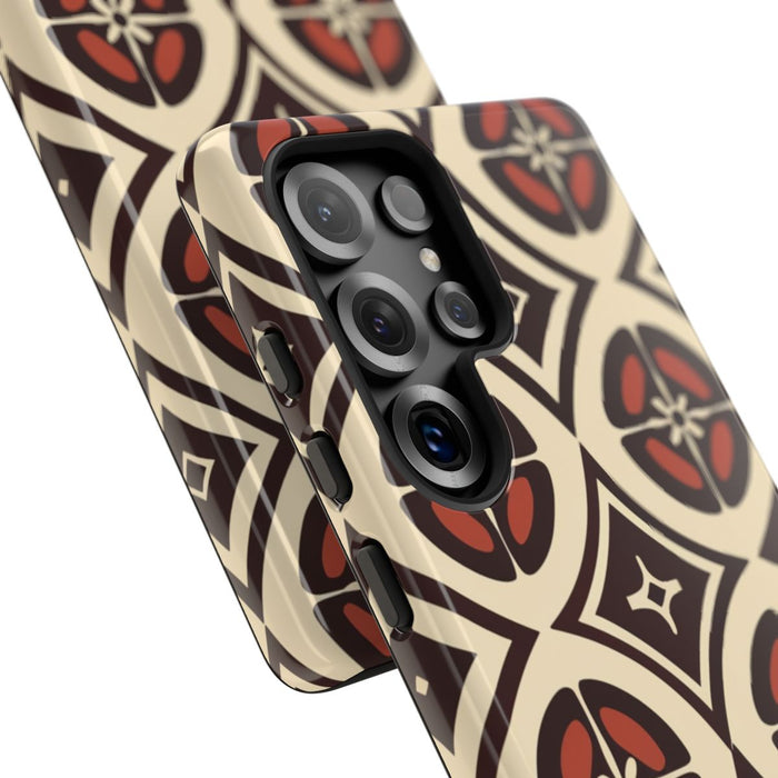 Geometrisch Bruin-Beige Patroon