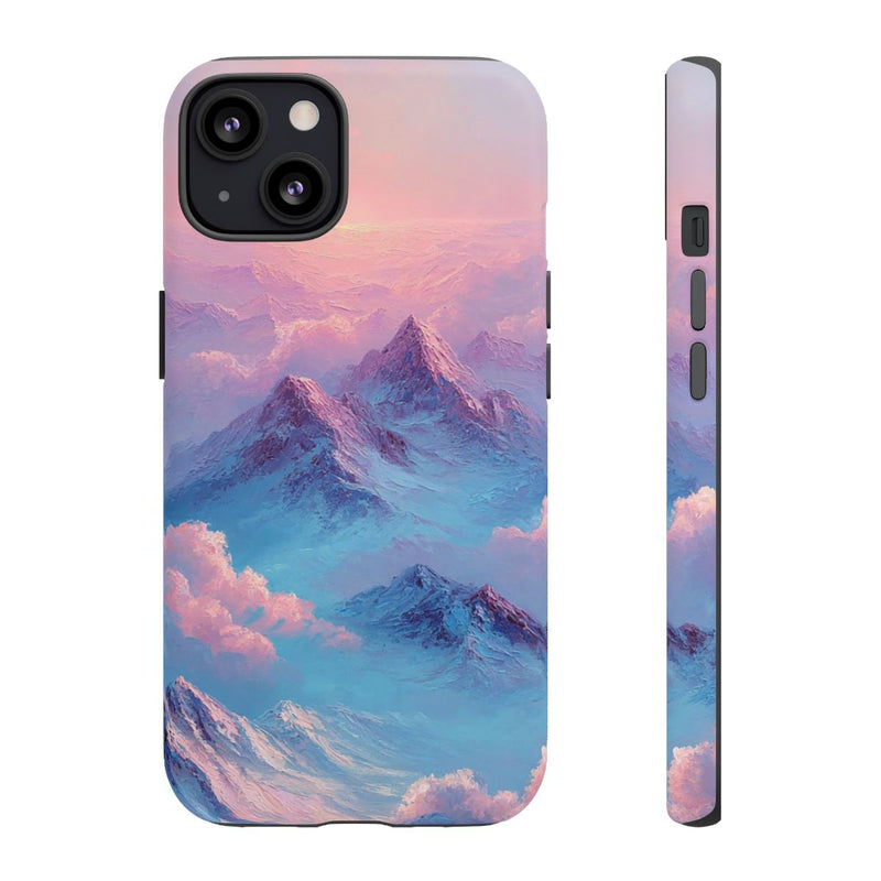 Dromerige Roze en Blauwe Bergen