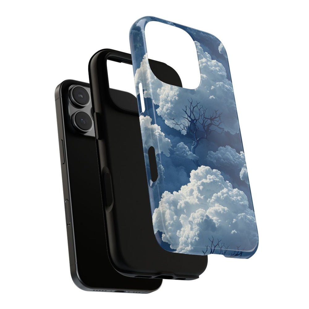 3D Wolken en Boompatroon