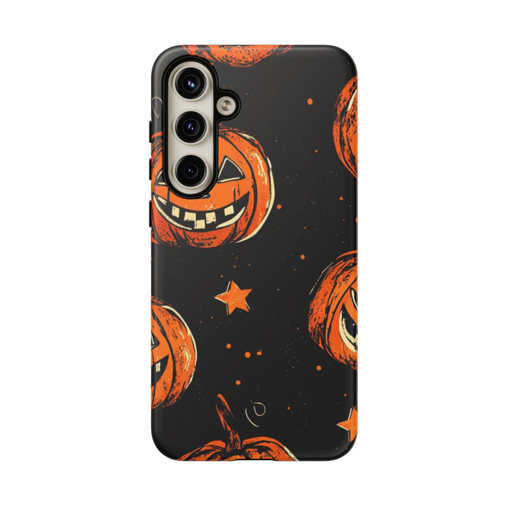 Grunge Halloween Pompoenenpatroon