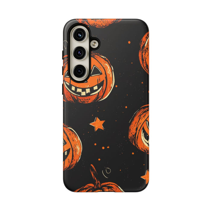 Grunge Halloween Pompoenenpatroon