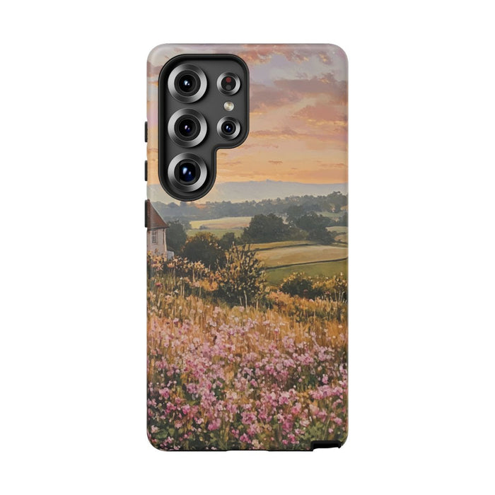 Landelijk Ochtendlandschap met Bloemen