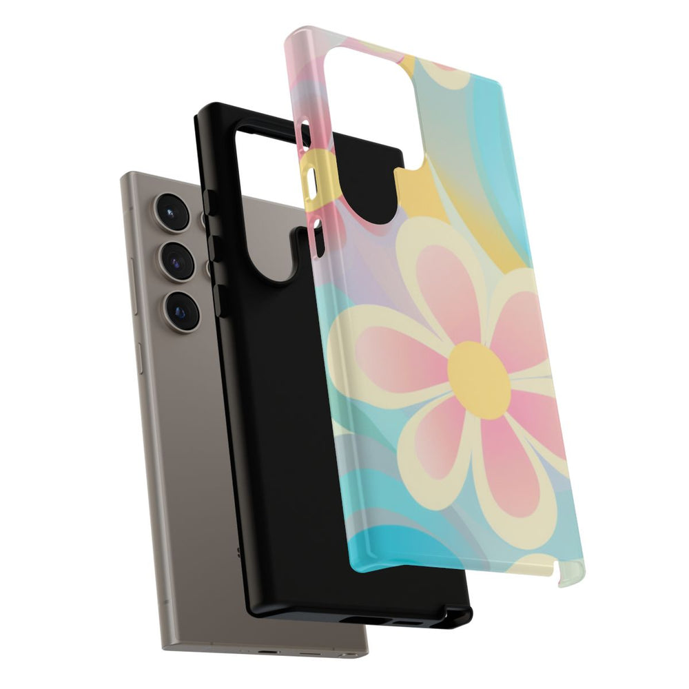 Pastel Groovy Bloemenpatroon