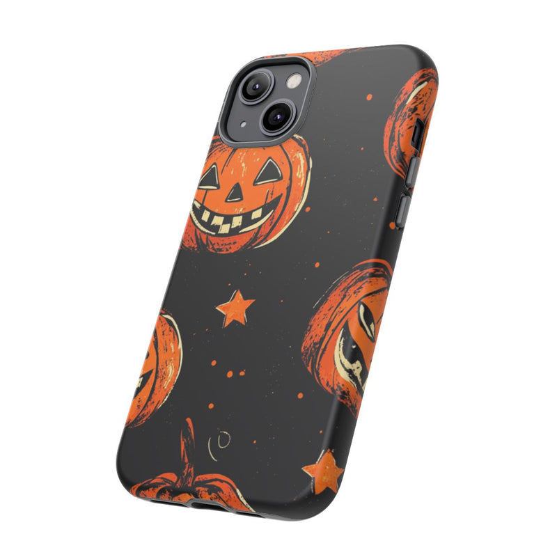 Grunge Halloween Pompoenenpatroon