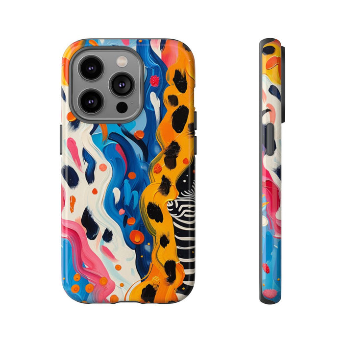 Abstract Kleurrijk Zebra Patroon