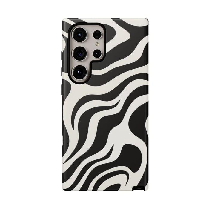 Zwart-Wit Abstract Zebra-Patroon