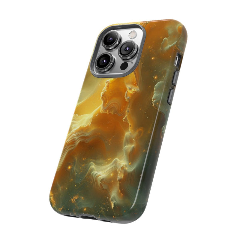 Gouden Nebula Abstract Design