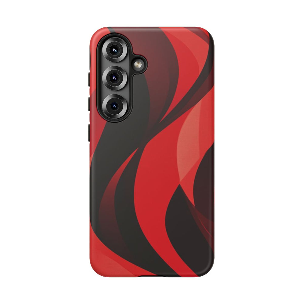 Modern Rood Golfpatroon