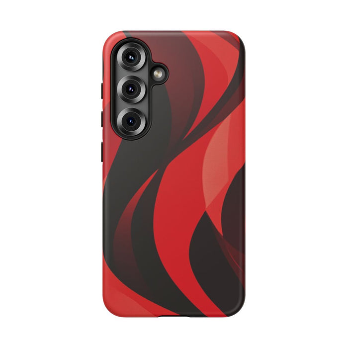Modern Rood Golfpatroon