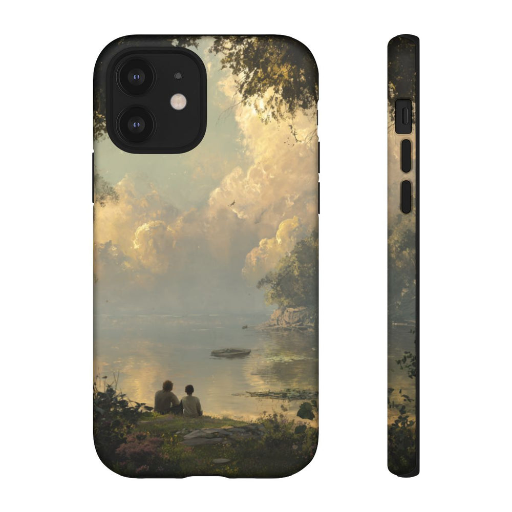 Vredig Meerlandschap met Vriendschap