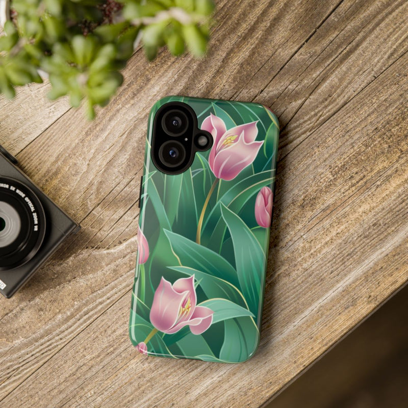 Roze Tulp Bloemenpatroon