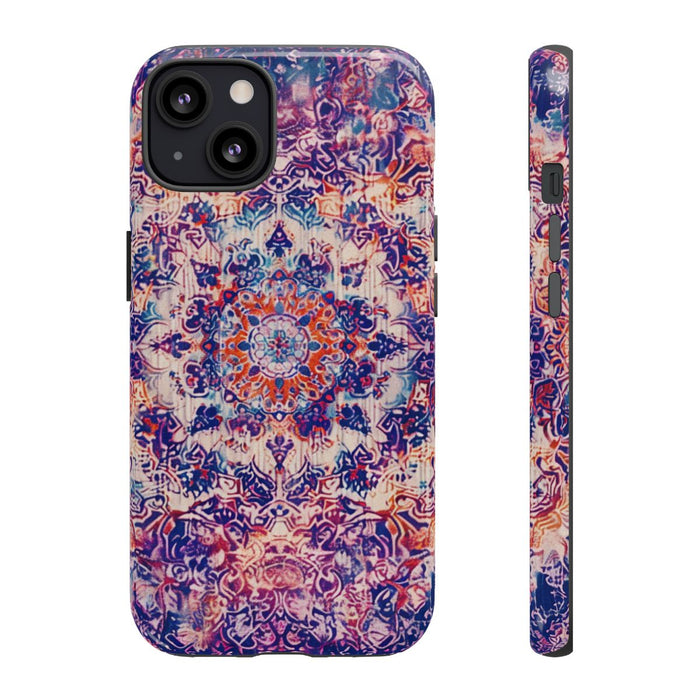 Gedetailleerd Psychedelisch Oosters Tapijtpatroon